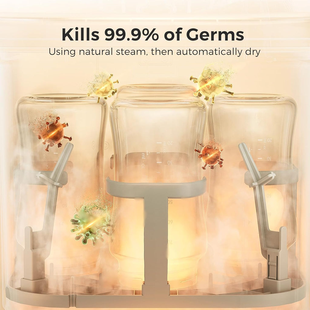 Kleanpal Pro Baby Bottle Washer, Steriliser & Dryer - All-In-One Cleaning Machine for Bottles, Breast Pump Parts & Baby Essentials - Time-Saving & Effortless Care