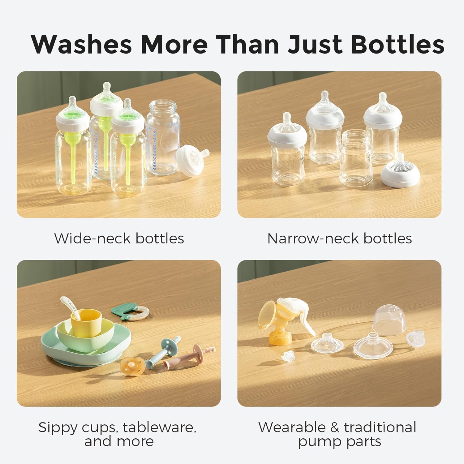 Kleanpal Pro Baby Bottle Washer, Steriliser & Dryer - All-In-One Cleaning Machine for Bottles, Breast Pump Parts & Baby Essentials - Time-Saving & Effortless Care