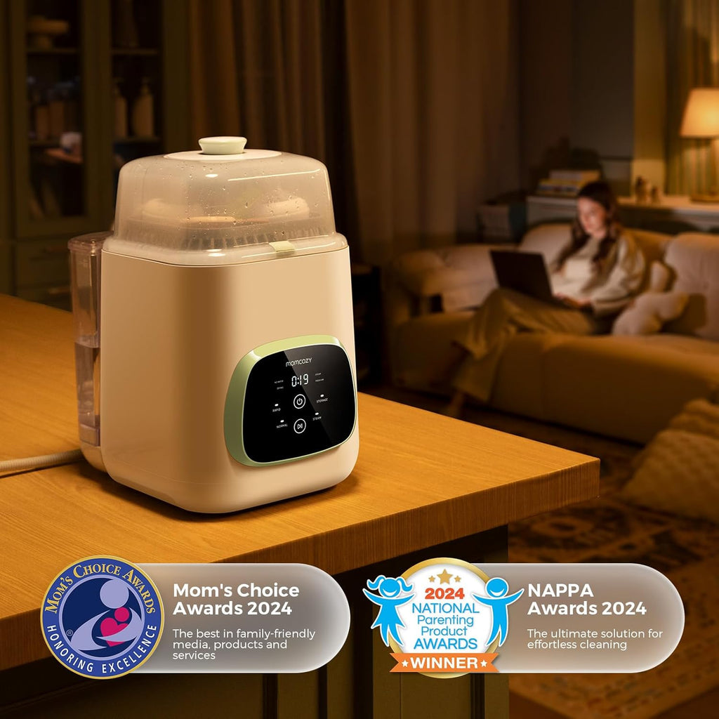 Kleanpal Pro Baby Bottle Washer, Steriliser & Dryer - All-In-One Cleaning Machine for Bottles, Breast Pump Parts & Baby Essentials - Time-Saving & Effortless Care